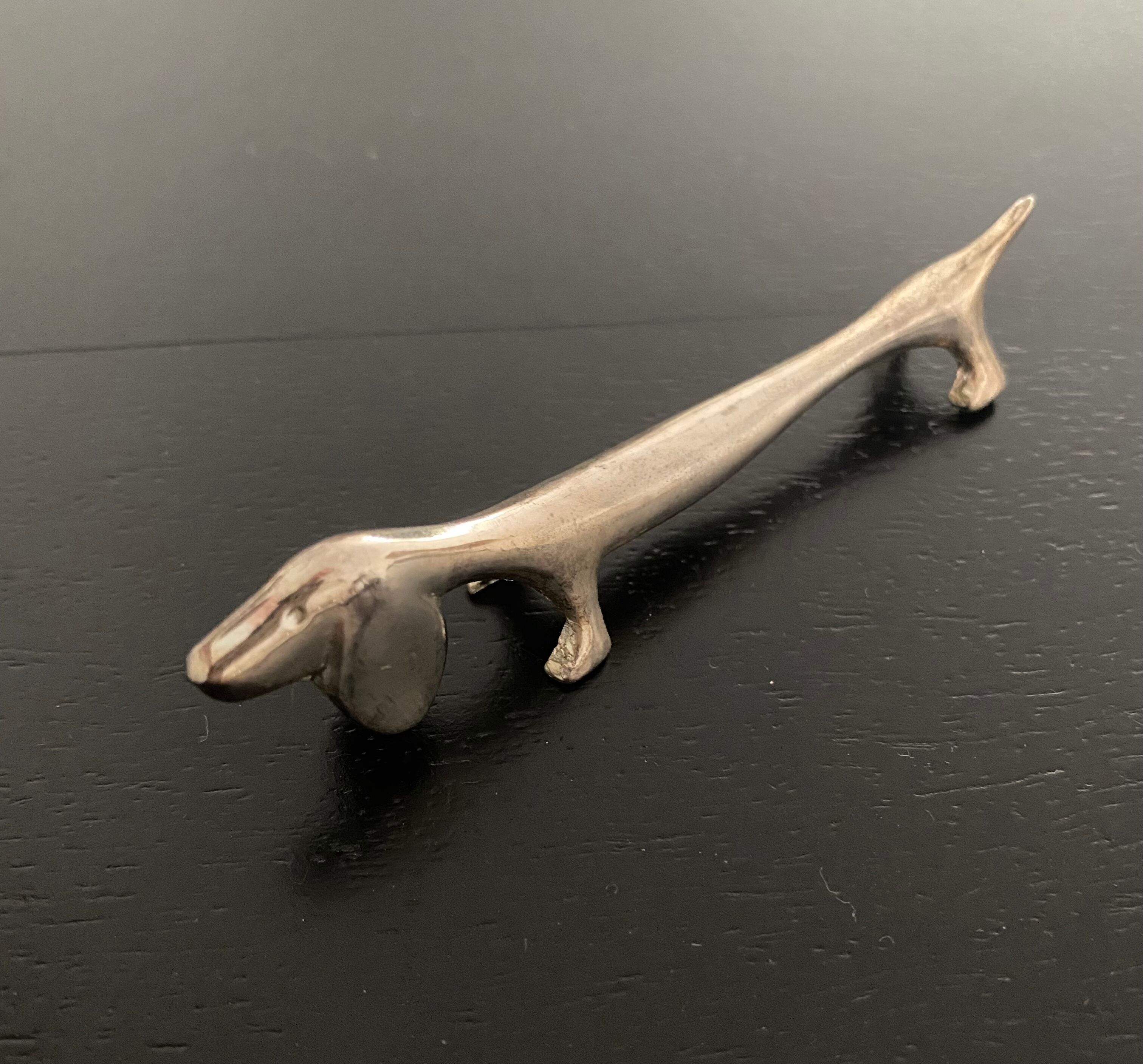 Dachshund and cat shape knife holders