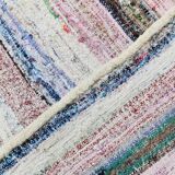 5x8 Handmade Turkish Vintage Kilim Rug, 166x257Cm