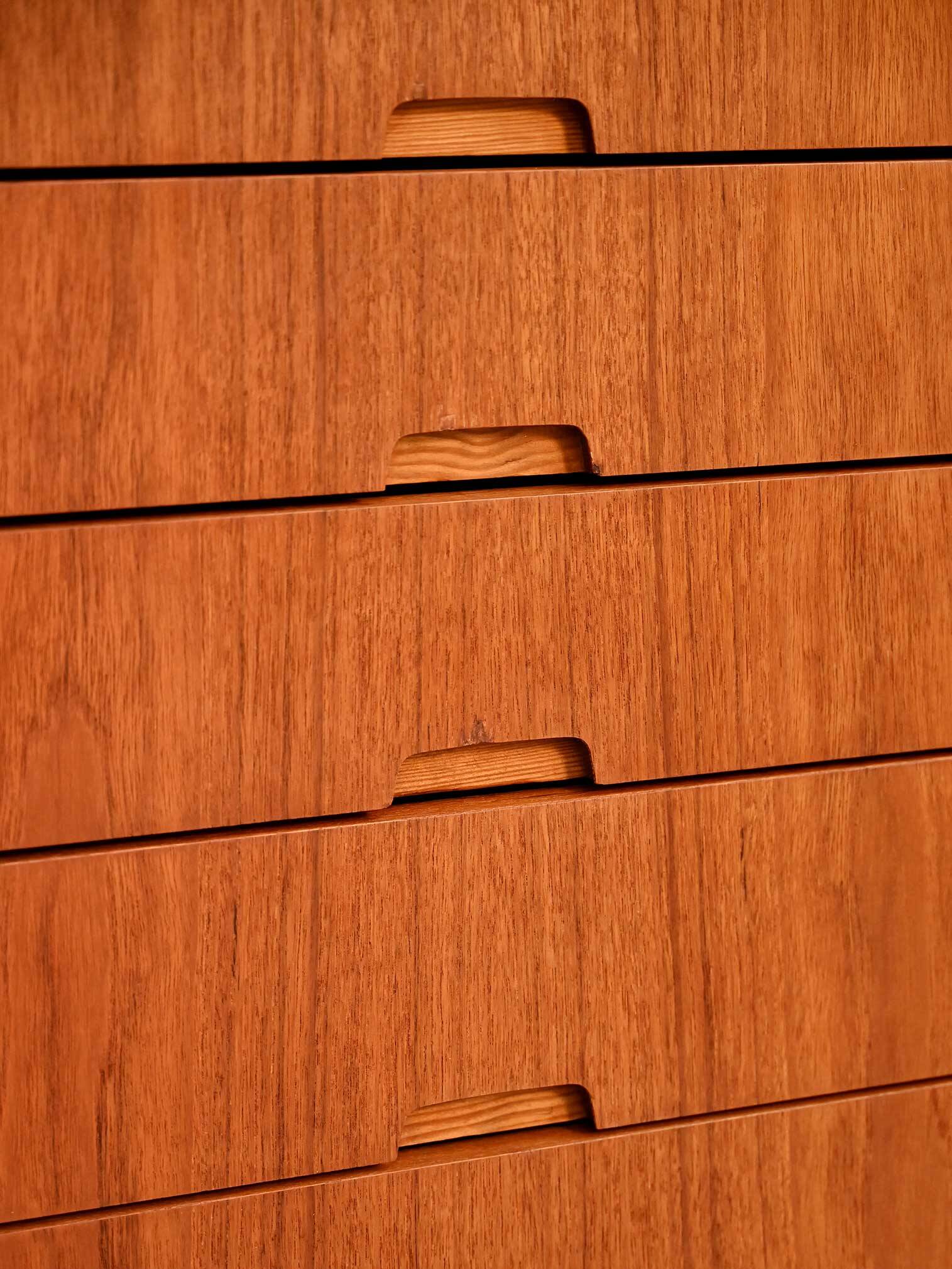 1960s Scandinavian teak and pine sideboard