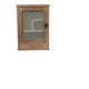 Small glass wall cabinet from the 1960s.