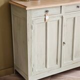 Vintage Parisian buffet with patina in solid wood | Léonie