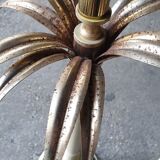 Pair of palm tree floor lamps