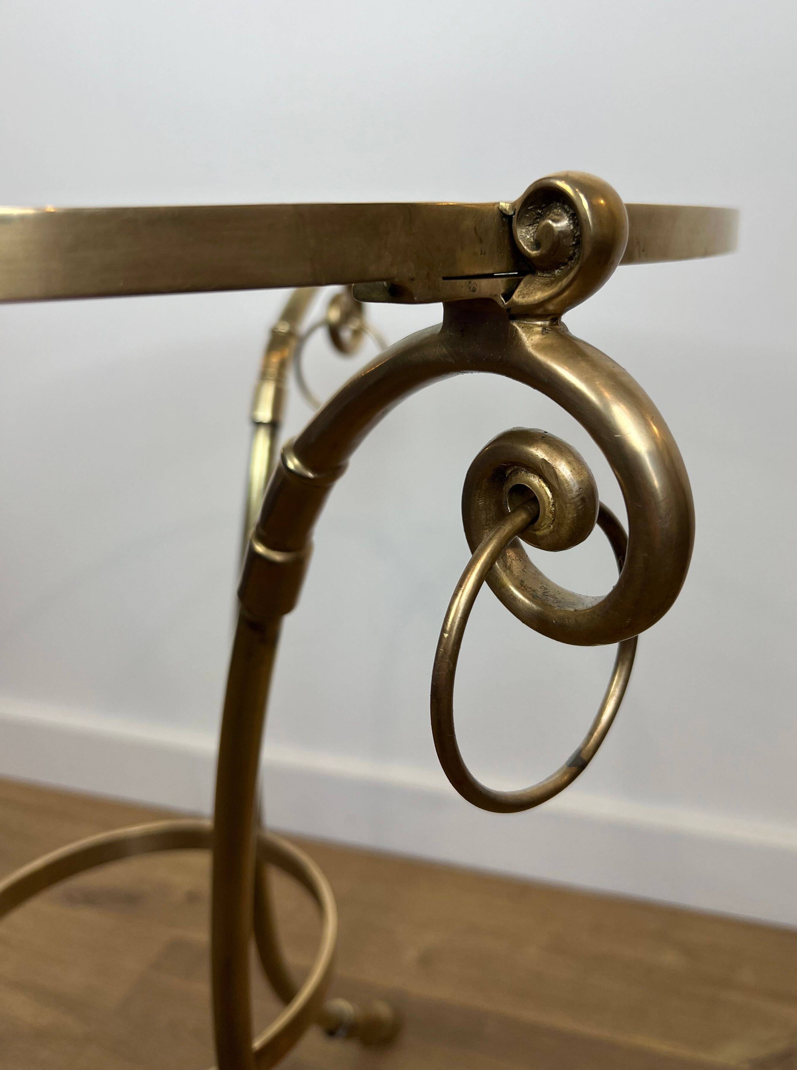 Brass gueridon from Maison Jansen