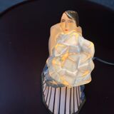 Art deco porcelain night light