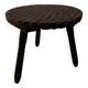 Vintage Brutalist Coffee Table in Solid Wood