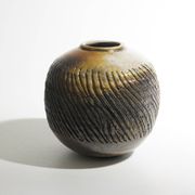 Vase sculptural en céramique émaillée, années 1970