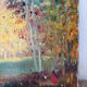 Romantic landscape, oil on canvas
