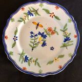 Assiette XIX siècle de la Faïencerie de Saint Clément