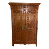 Louis XV walnut wardrobe - 18th century