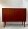Buffet enfilade étroite scandiinave en teck