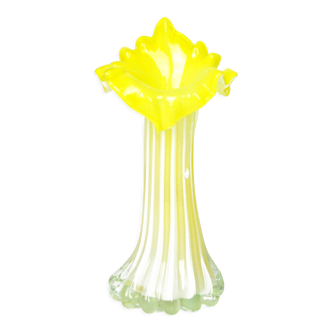 Vase en verre moderne organik des années 1980, Murano, Italie