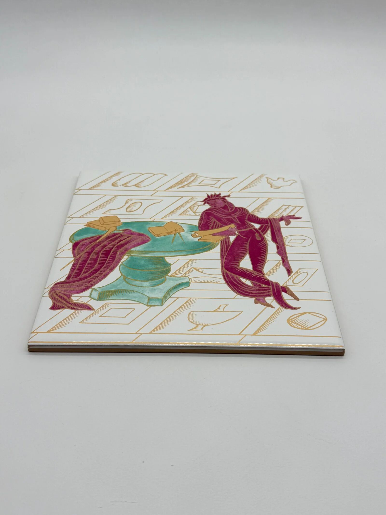 Gio Ponti ceramics — "The Classical Conversation", 1980s