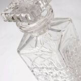 Cut crystal whiskey decanter