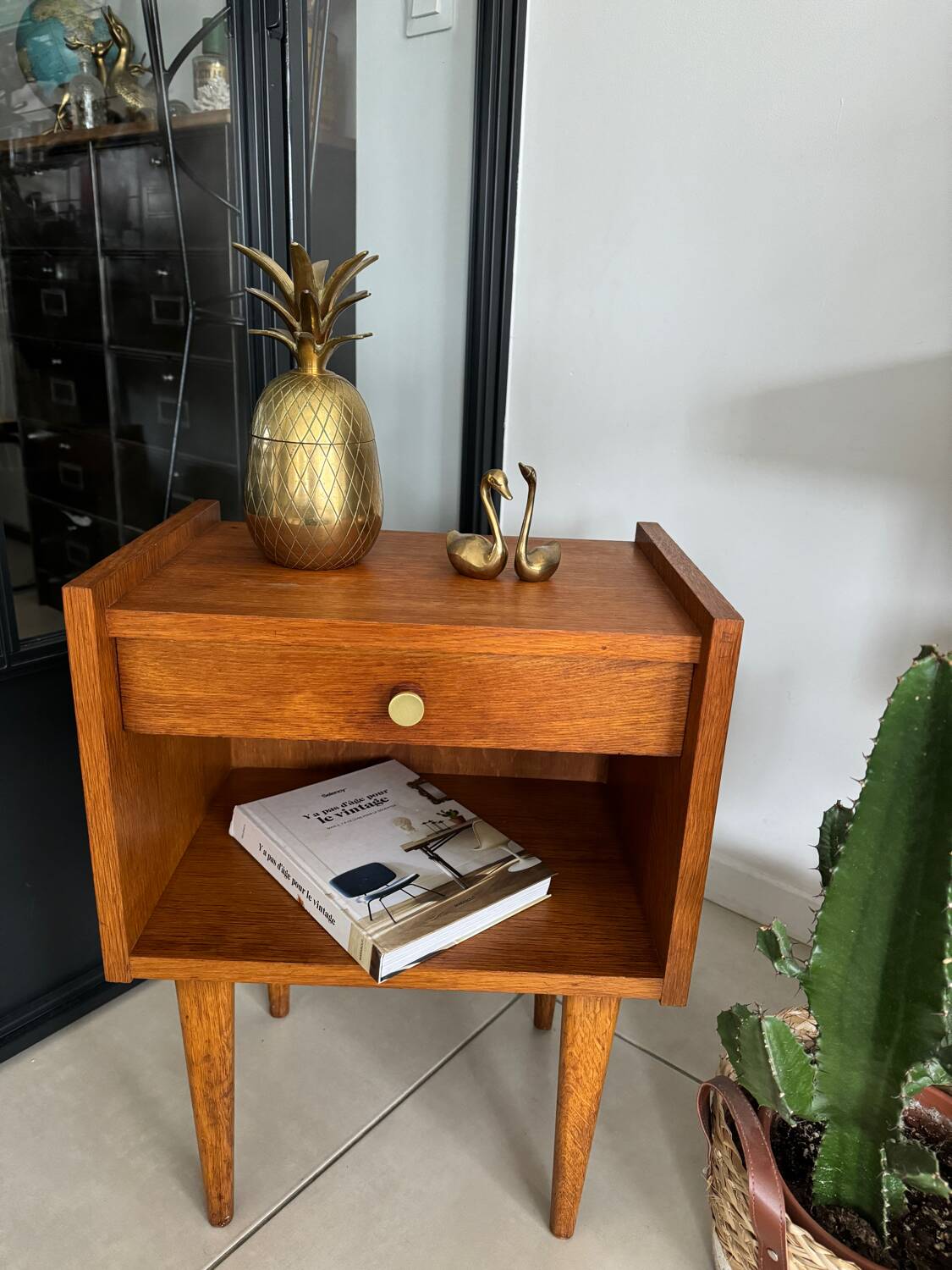 Vintage bedside table