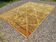 Large ochre and mustard Moroccan Mrirt rug 350x300 cm – diamond pattern
