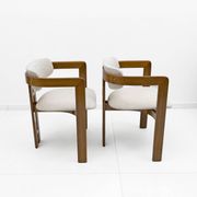 Paire de fauteuils "Pamplona" de style mid-century par Savini pour Pozzi, Italie, 1960