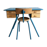 1950s child office with chair