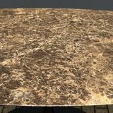 Original oval dining table Knoll Tulip (244cm) Emperador