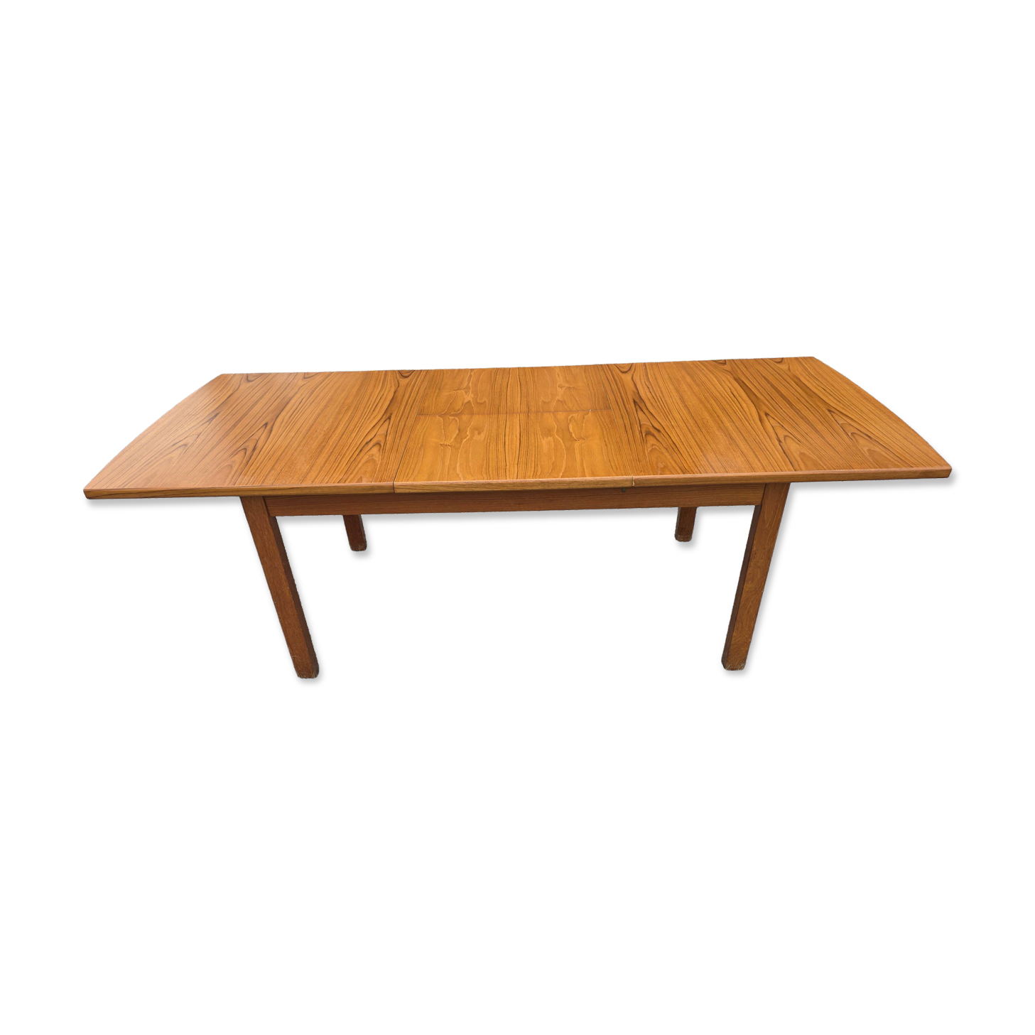Table scandinave extensible en teck des années 60