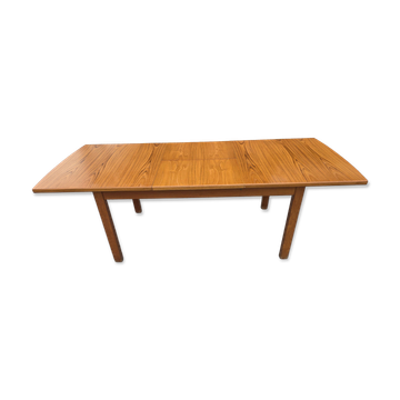 Table scandinave extensible en teck des années 60