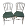 Pair of napoleon III chairs old so-called music