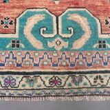 Vintage turkish oushak rug 150x87 cm carpet