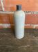 Vintage grey glazed stoneware bottle paul langeron with metal stopper