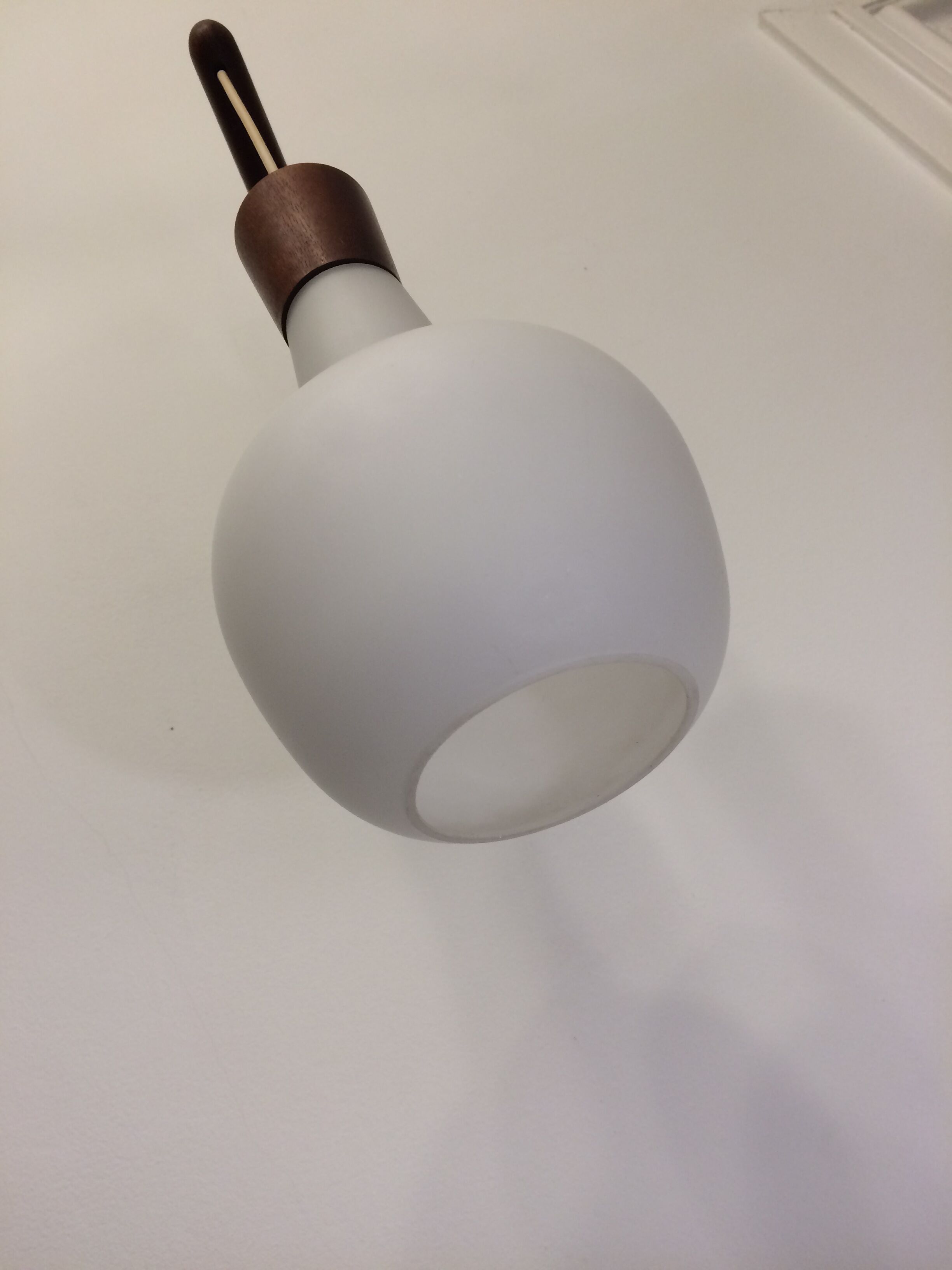 Scandinavian wall light teak 1960