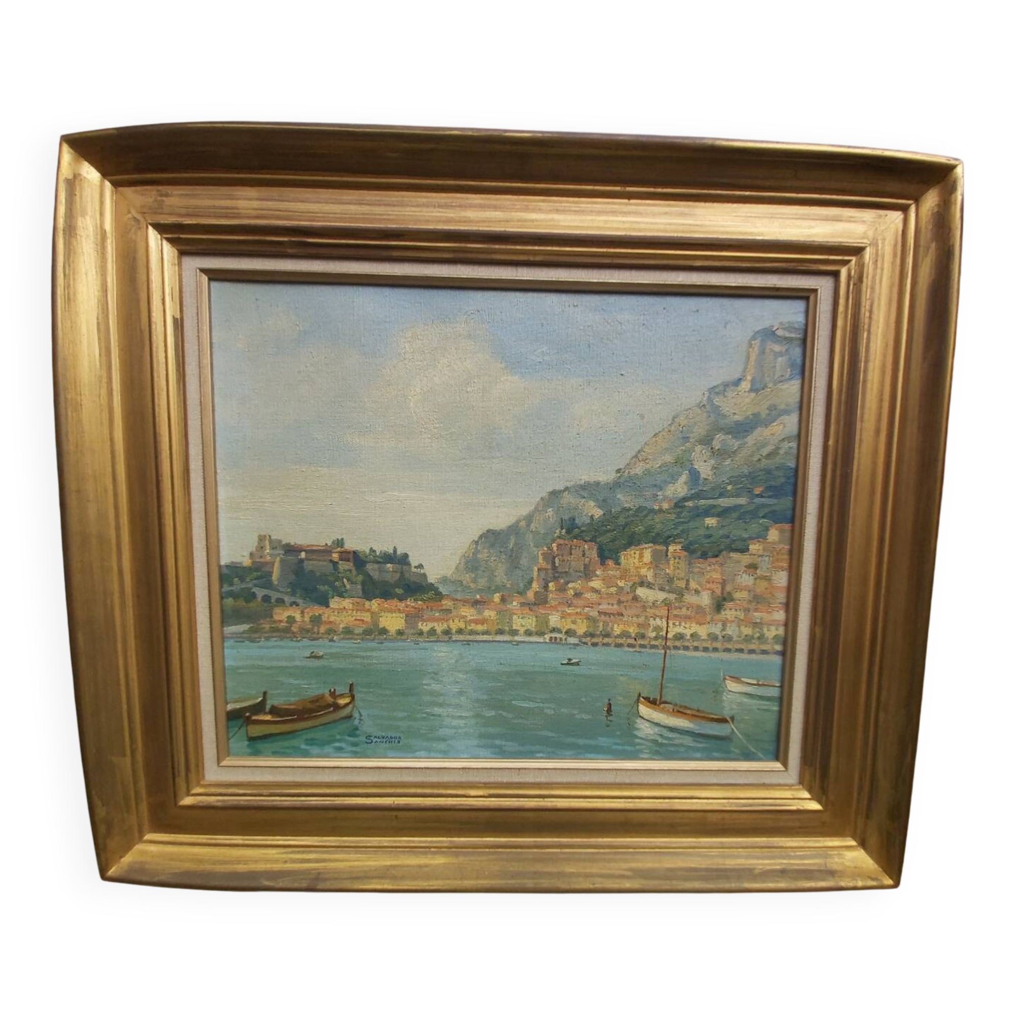 Tableaux Monaco, huile sur toile