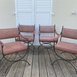 Serie de 4 fauteuils Maison Mercier