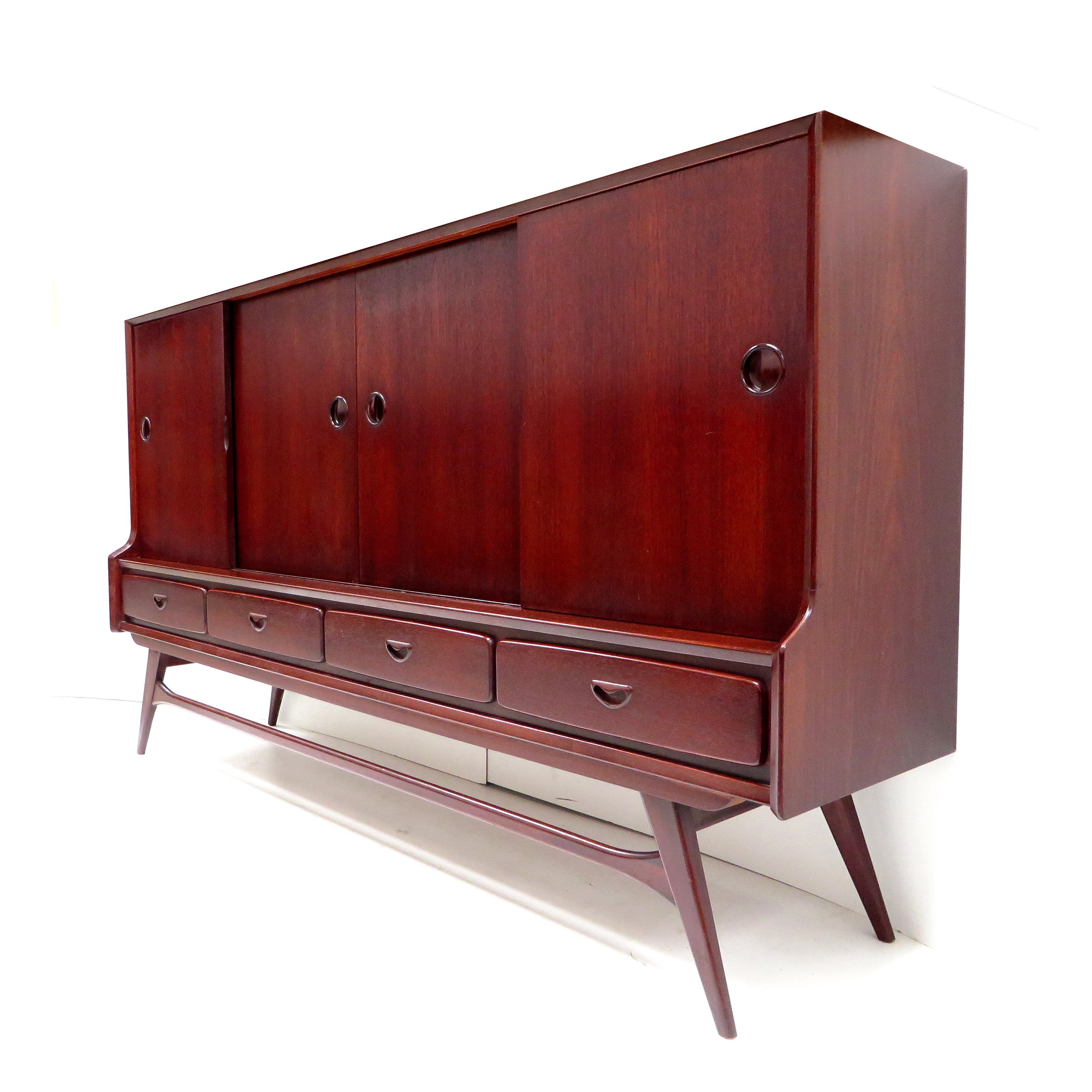Sideboard by Louis van Teeffelen for Wébé from the 1960s