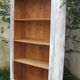 Etagère bibliothèque armoire ancienne ouverte - Shabby Chic