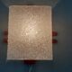 Pair of wall lamps 60s Scandinavian style teak and plexis granite