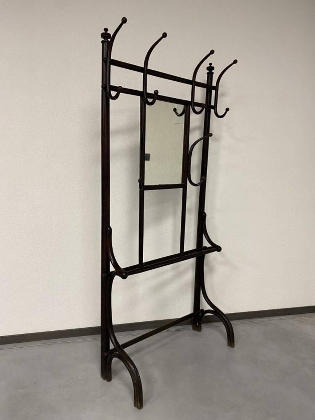 Wall coat rack no. 1368 by J.J. Kohn