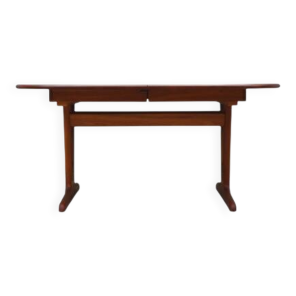 Table en cerisier, design danois, années 1970, production : Danemark