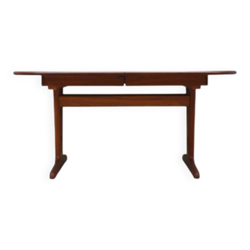 Table en cerisier, design danois, années 1970, production : Danemark