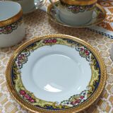 Cups and sugar bowl porcelain Limoges