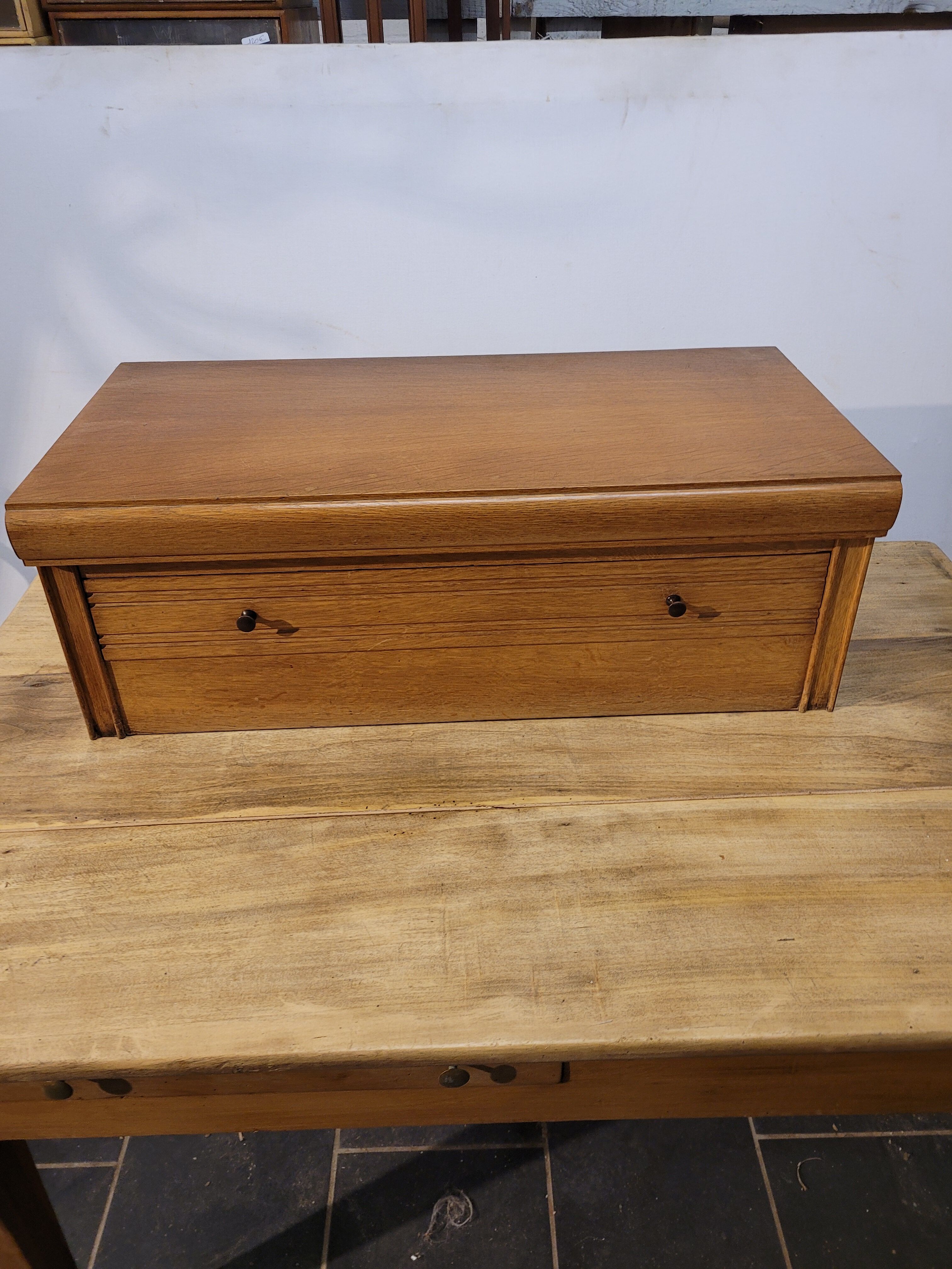 Oak drawer cabinet