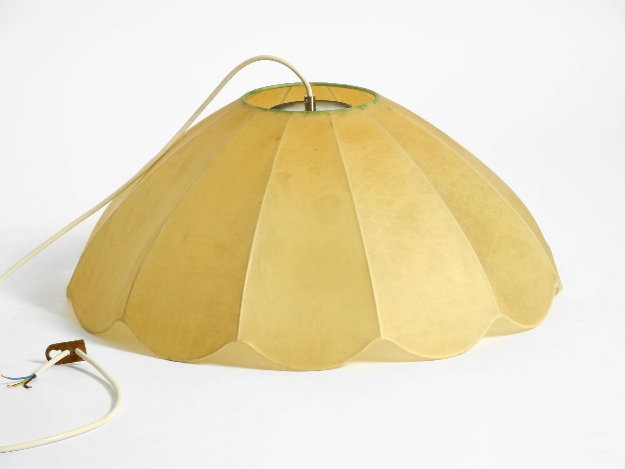 60er XL Cocoon pendant lamp in very good original vintage condition
