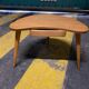 Table basse scandinave forme haricot