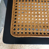 Set of 4 folding chairs caned
