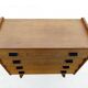 Vintage commode from the 1960s with tapered legs.