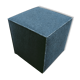 Paola Lenti square felt pouf