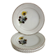 Set of 6 dessert plates Digoin model Veronese, 50s