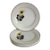 Set of 6 dessert plates Digoin model Veronese, 50s