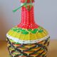 Bouteille scoubidous viresa 60s