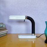 Flexible and adjustable lamp lacquered brass, 1970