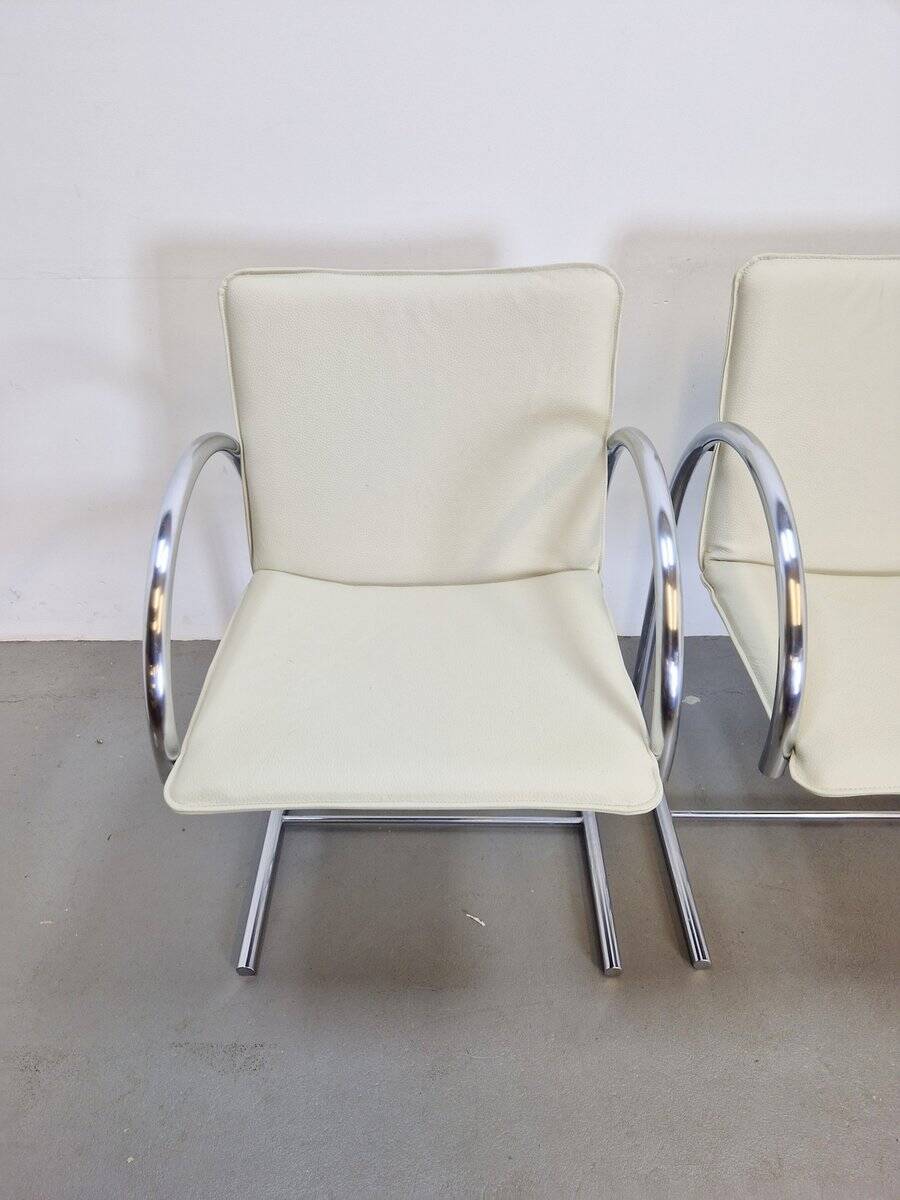 Postmodern Leather Cirkel Chairs by Karel Boonzaaijer & Pierre Mazairac for Metaform, 1980s, Set of 4