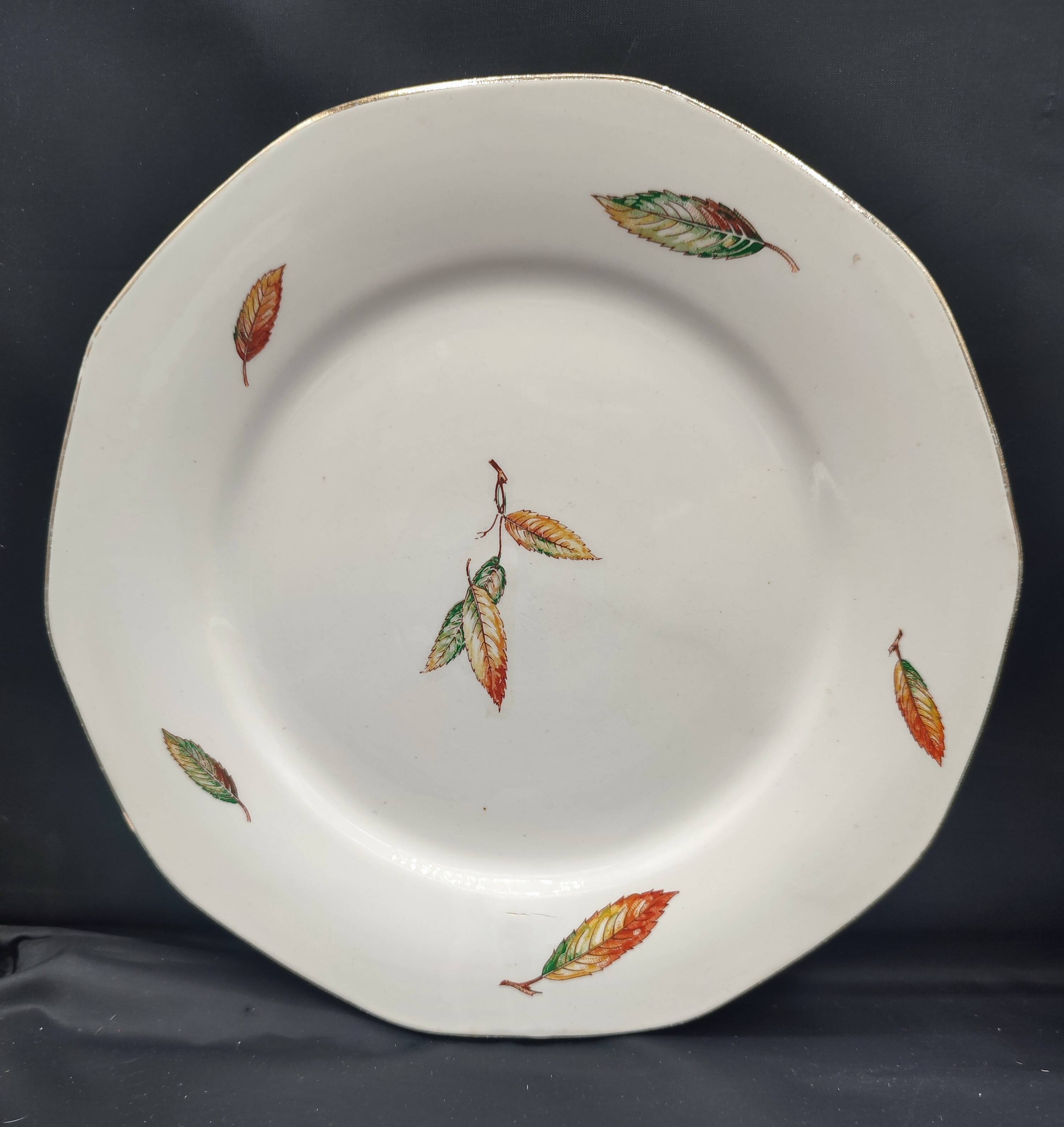 24-piece service Digoin & Sarreguemines Model "Nemours" Vintage