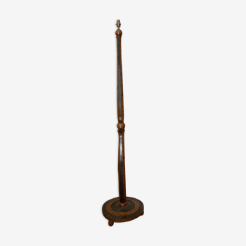 Floor lamp 30/40s in mahogany magnifying glass of two colors